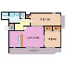 テージス 2LDKの間取り