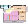 テージス 2LDKの間取り
