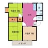 サンシティ奥村 3DKの間取り