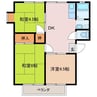 サンシティ奥村 3DKの間取り