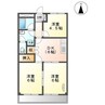 コーポロイヤル 3DKの間取り