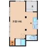 辻久留AH貸家 1Rの間取り