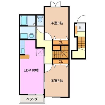 間取図 ボヌール　Ａ棟