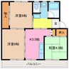 ビレッジハウス船江１号棟 3Kの間取り