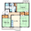 ハイツ赤崎マンション７-２棟(A404)の間取図