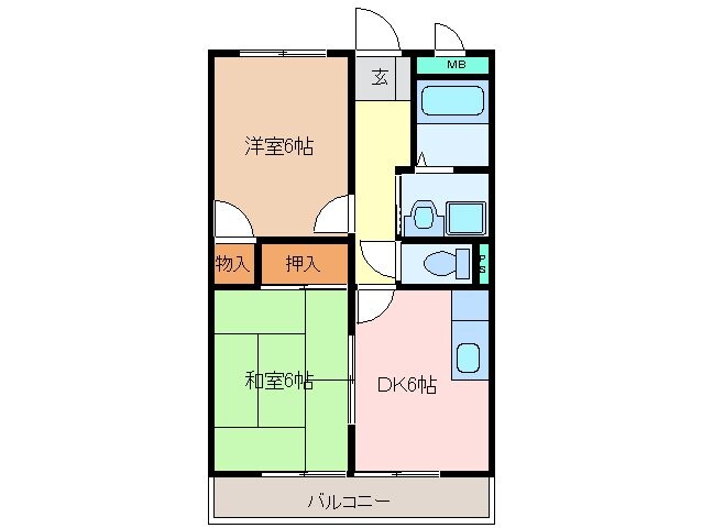 間取り図 アンジュⅡ