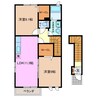 シンフォニー　Ⅰ棟 2LDKの間取り