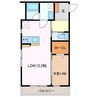 La mia casa StageⅢ 1LDKの間取り