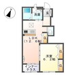 サリエンテ 2LDKの間取り
