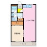 林ビル 1LDKの間取り