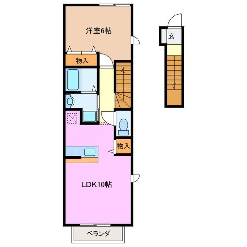 間取図 カーサ・ティエラ　Ｃ棟