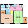 ソファレ高田 2Kの間取り