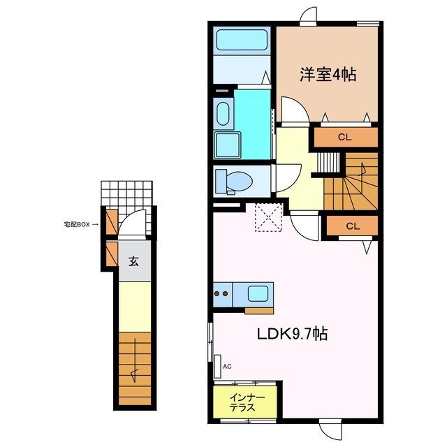 間取り図 グリーンハイム小俣