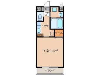 間取図 メゾンブローニュ一之木