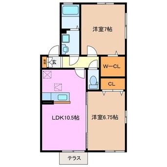間取図 ハウスコートアケノ