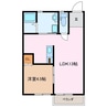 Ｗｏｏｄ久松Ⅱ 1LDKの間取り