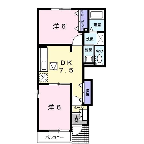 間取り図 エテルノ・リブラ　Ｃ棟