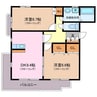 テージス 2DKの間取り