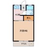 シャトルサンライズ 1Kの間取り
