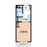 杉沢ハイツ 1Kの間取り