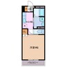 りんどうⅡ 1Kの間取り