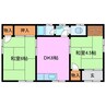 小俣町三宅様貸家５ 2DKの間取り