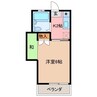メゾンDフォース 1Kの間取り
