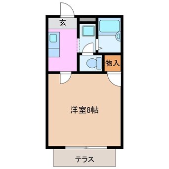 間取図 フォレスタ伊勢