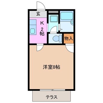 間取図 フォレスタ伊勢