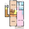 エクセレント　Ａ棟 2LDKの間取り