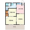 グリーンコーポ小林 C 3Kの間取り