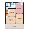 グリーンコーポ小林 C 3Kの間取り