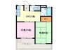 クレアトゥール伊勢志摩 2DKの間取り