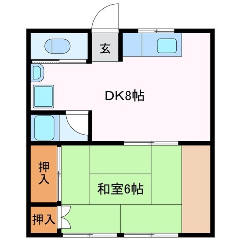 間取図 ツインビーテラス波切