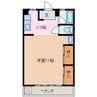 クレアトゥール伊勢志摩 1Kの間取り