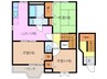 クレストファミール　Ａ棟 3LDKの間取り