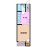 第２サンソンハイツ 1Kの間取り