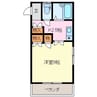 ガラシアＴＡＭＡＫＩ 1Kの間取り