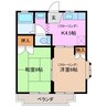 セブンハイツ 2Kの間取り