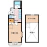ラ・メゾン２１ 1Kの間取り