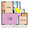 ビレッジハウス伊勢南部1号棟 2LDKの間取り