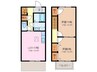 ブランシェール 2LDKの間取り