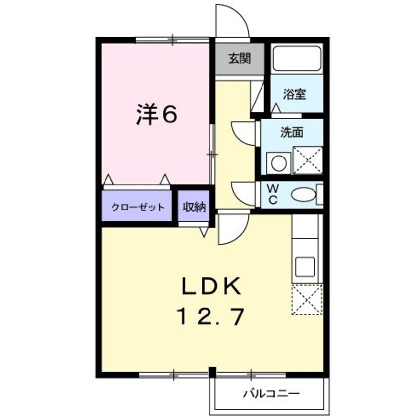 間取図 ピアヌーラ