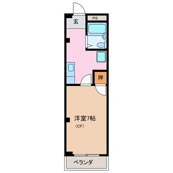 間取図 パークシャトー玉城