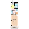 パークシャトー玉城 1Kの間取り