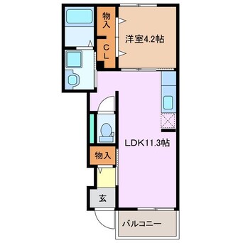 間取図 グリーンヴィラⅠ