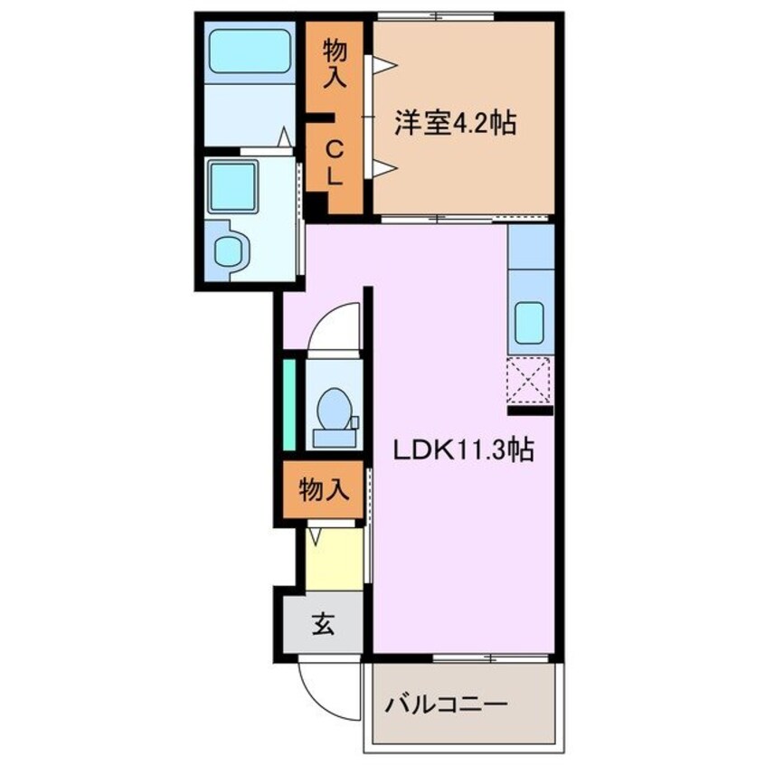 間取図 グリーンヴィラⅠ