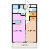 マエストロ斎宮 1LDKの間取り