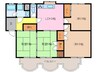 第２シャトーナツヤマ 4DKの間取り