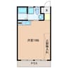 マンション双葉 1Rの間取り